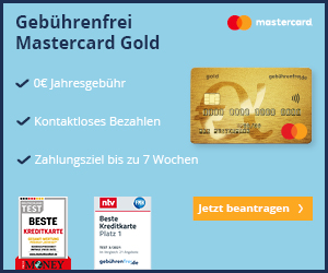 Gebührenfrei.de Mastercard Gold