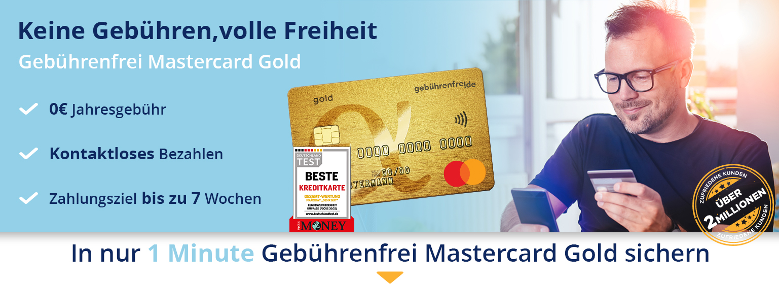 Gebührenfrei.de Mastercard Gold